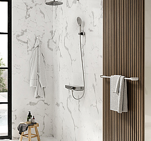 Душевая система WasserKraft A8599.068.116.011.010.127 с термостатом, хром купить в интернет-магазине сантехники Sanbest