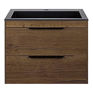 Тумба с раковиной Vincea Chiara 2D 600 T.Oak для ванной в интернет-магазине Sanbest