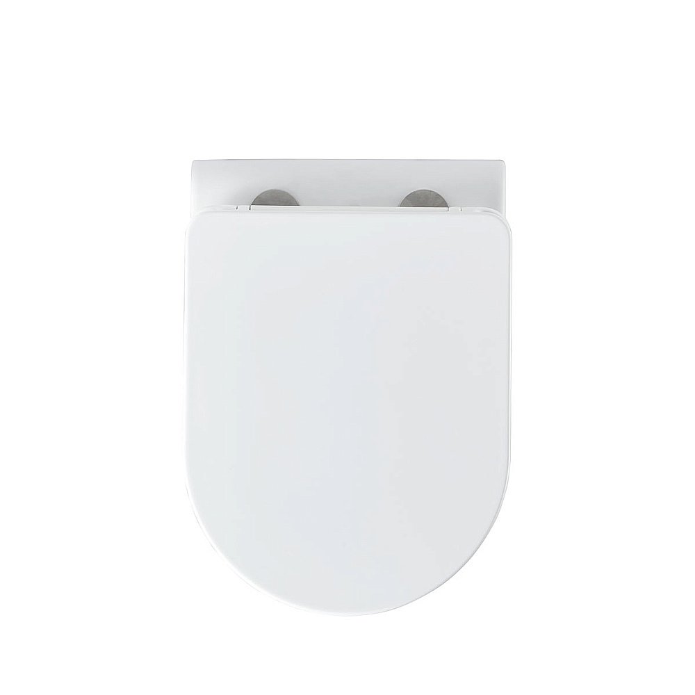 Унитаз Vincea Piatti VT1-11T безободковый, смыв торнадо, с крышкой микролифт, белый купить в интернет-магазине Sanbest