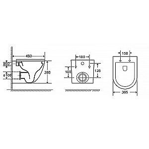 Инсталляция для унитаза Azario AZ-8010-1000 купить в интернет-магазине сантехники Sanbest