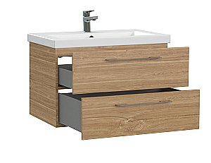 Мебель для ванной подвесная Cersanit LARA 70 орех для ванной в интернет-магазине Sanbest