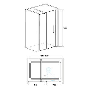 Душевая система RGW Shower Panels SP-6143-01 50140801-01 хром купить в интернет-магазине сантехники Sanbest