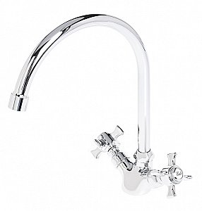 Смеситель для кухни Agger Retro-X A1700000 хром купить в интернет-магазине сантехники Sanbest