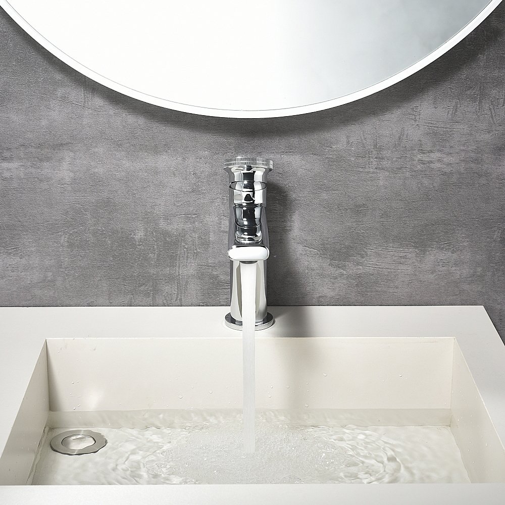 Смеситель для раковины Black&white Gravity GF-7107-С хром купить в интернет-магазине сантехники Sanbest