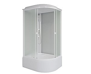 Душевая кабина Niagara "Promo", тропический душ, противоскользящее покрытие, белая купить в интернет-магазине Sanbest