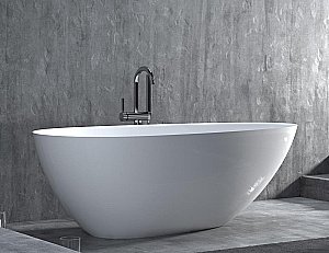 Ванна Salini PAOLA BASSA Up&Down S-Stone Solix 172х82 101612SMRH белая/снаружи RAL матовая купить в интернет-магазине Sanbest