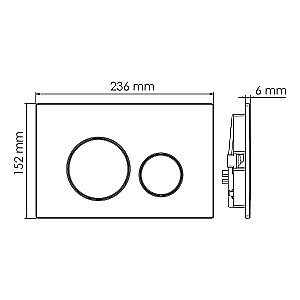 Инсталляция для унитаза WasserKraft Dinkel 58TLT.010.ME.CH02 с кнопкой хром купить в интернет-магазине сантехники Sanbest