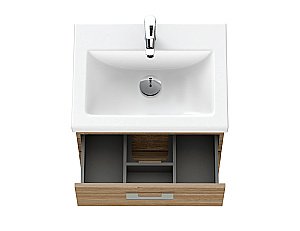 Мебель для ванной подвесная Cersanit LARA 60 орех для ванной в интернет-магазине Sanbest