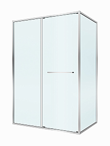 Душевой уголок CEZARES LUX-AH-FS-11-140/90-C-CR 140х90 профиль хром/стекло прозрачное купить в интернет-магазине Sanbest