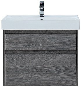 Тумба с раковиной Aquanet Nova Lite 242273 75 дуб рошелье для ванной в интернет-магазине Sanbest