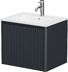 Тумба с раковиной Allen Brau Gravity 60 1.370016.AM антрацит матовый для ванной в интернет-магазине Sanbest