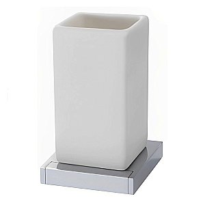 Стакан Webert Pegaso PE500301015 хром купить в интернет-магазине сантехники Sanbest