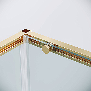 Душевой уголок Grossman Galaxy 100х80 120.K33.01.1080.32.00 стекло прозрачное/профиль золото брашированное купить в интернет-магазине Sanbest