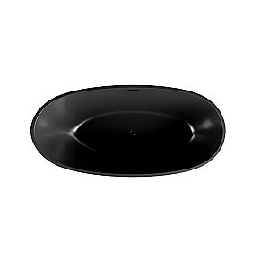 Ванна акриловая Grossman Fly GR-1104MBB 170х75 черная матовая купить в интернет-магазине Sanbest