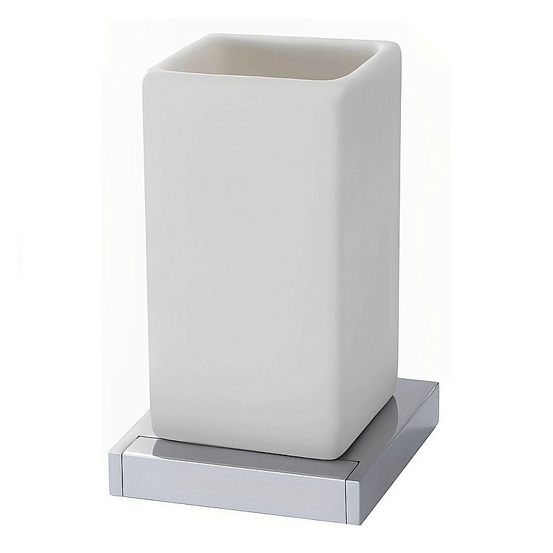 Стакан Webert Pegaso PE500301015 хром купить в интернет-магазине сантехники Sanbest