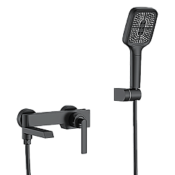 Смеситель для ванны Elghansa URBAN XQ 2313301-Black черный матовый купить в интернет-магазине сантехники Sanbest