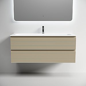 Тумба с раковиной Sancos FOLK FL120CP/CN7017 120 капучино для ванной в интернет-магазине Sanbest