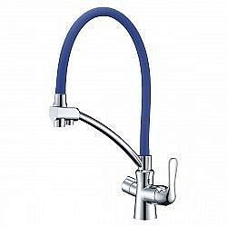 Смеситель для кухни Lemark Comfort LM3070C синий купить в интернет-магазине сантехники Sanbest