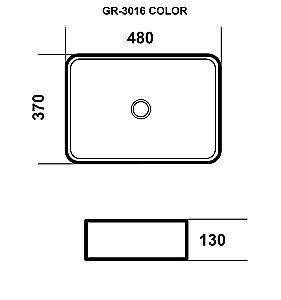 Раковина Grossman Color GR-3016BRM коричневая купить в интернет-магазине Sanbest