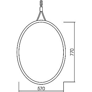 Зеркало Mixline Вестерн 547307 57 в ванную от интернет-магазине сантехники Sanbest