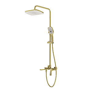 Душевая система Grossman Mercury 500.K35.10.320 золото брашированное купить в интернет-магазине сантехники Sanbest