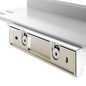 Полка KEUCO REVA 12859510000 35 белая матовая купить в интернет-магазине сантехники Sanbest