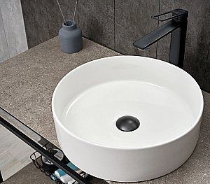 Раковина накладная Gid Esfera 40 N9423 51143 белая купить в интернет-магазине Sanbest