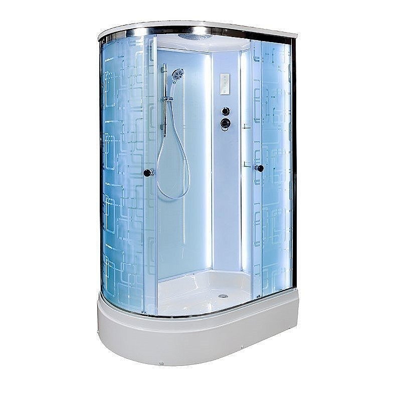 Душевая кабина DTO Серия ЕМ ЕМ2712 LED 120x80 купить в интернет-магазине Sanbest