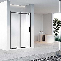 Душевая дверь Vincea Como-N 130 VDS-4CN130CLB стекло прозрачное/профиль черный купить в интернет-магазине Sanbest