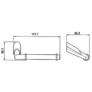 Держатель для туалетной бумаги PAINI Morgana 73CR051 хром купить в интернет-магазине сантехники Sanbest