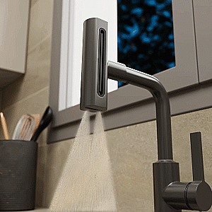 Смеситель для кухни Rush Tinos TI3732-17Grey графит купить в интернет-магазине сантехники Sanbest