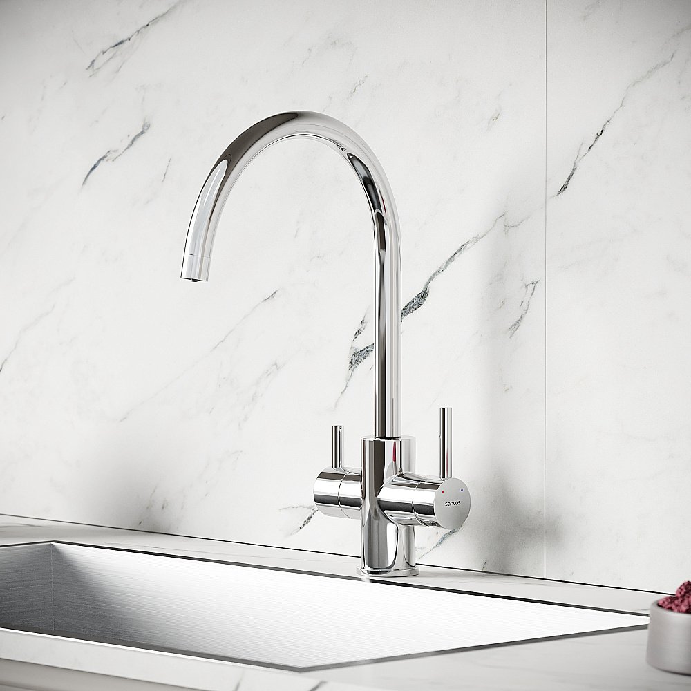 Смеситель для кухни Sancos Taper SC4012CH хром купить в интернет-магазине сантехники Sanbest