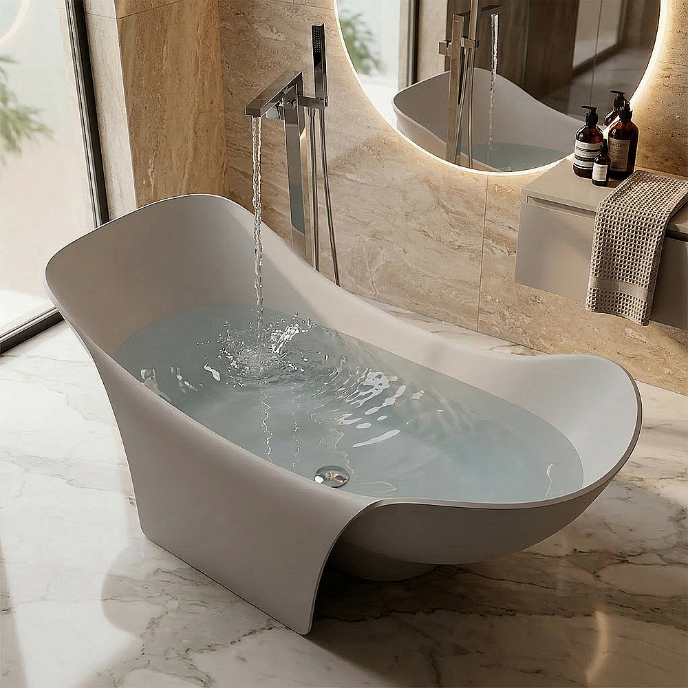 Ванна Black&White Swan SB3050 170x82 белая купить в интернет-магазине Sanbest
