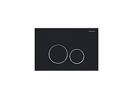 Кнопка для инсталляции Aquatek KDI-0000020 черная матовая/хром купить в интернет-магазине сантехники Sanbest