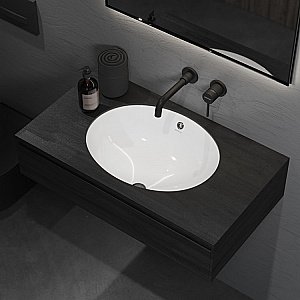 Раковина Berges Ego 56 181007 белая купить в интернет-магазине Sanbest