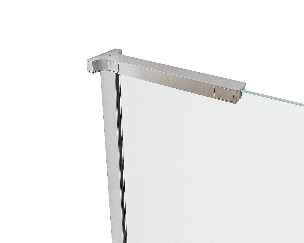 Душевое ограждение Vincea Walk-In 90 VSW-7HA900CLB стекло прозрачное/профиль черный матовый купить в интернет-магазине Sanbest