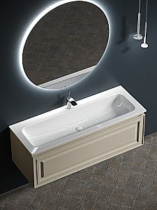 Тумба с раковиной Sancos Very VR120CE Beige Soft для ванной в интернет-магазине Sanbest