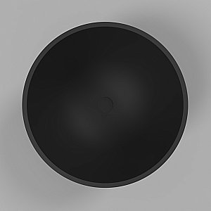 Раковина накладная WhiteCross Amethyst 50 0711.050050.201 черная матовая купить в интернет-магазине Sanbest