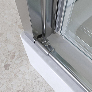 Душевой уголок BelBagno Marino 2-AH-1 130x100 стекло прозрачное/профиль хром купить в интернет-магазине Sanbest