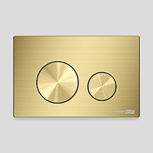 Кнопка для инсталяции WasserKraft MG02 золото матовое купить в интернет-магазине сантехники Sanbest