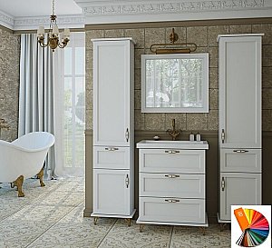 Тумба с раковиной Эстет Bali Classic 80 любой цвет тумбы и раковины под заказ для ванной в интернет-магазине Sanbest