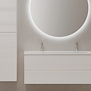 Тумба с раковиной Sancos Folk 120 FL120W Bianco для ванной в интернет-магазине Sanbest