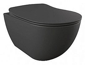 Унитаз подвесной CREAVIT FREE FE320-11AM00E антрацит матовый купить в интернет-магазине Sanbest