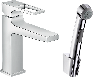 Смеситель для раковины Hansgrohe Metropol 110 74522000 купить в интернет-магазине сантехники Sanbest