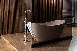 Ванна из искусственного камня Marmo Bagno Верона 168х77 MB-VR170-80 белая купить в интернет-магазине Sanbest