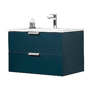 Тумба с раковиной Orans BC-0901 80 Matt Ocean Blue для ванной в интернет-магазине Sanbest