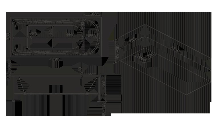 Ванна акриловая BAS Мальта 170x75 купить в интернет-магазине Sanbest