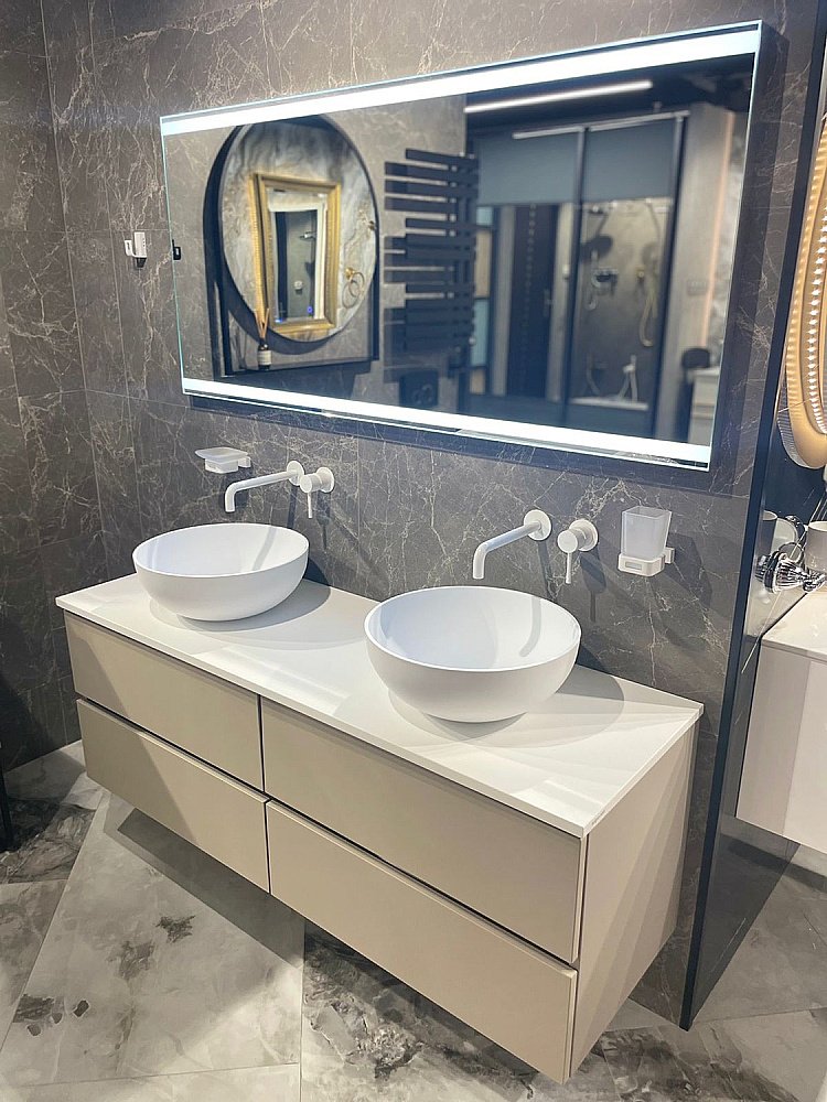 Раковина Boheme Monaco 35 879-35 белая матовая купить в интернет-магазине Sanbest