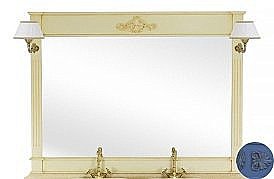 Зеркало Migliore Kantri 160 синее патинированное в ванную от интернет-магазине сантехники Sanbest