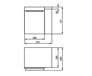 Боковой шкафчик Ideal Standard Daylight K2221SV 35 выбеленный дуб для ванной в интернет-магазине сантехники Sanbest